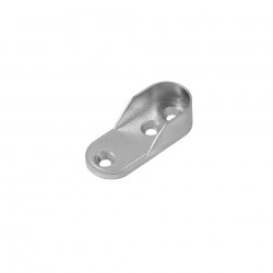 SOPORTE 2158 OVAL 30X15 PLATA MATE 2211