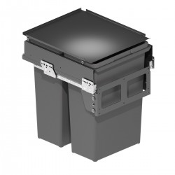 CUBO DE BASURA ECOLOGICO 400 ANTRACITA