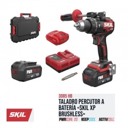 TALADRO PERCUTOR BAT 2X20V 4Ah 3085HB SKIL