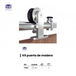 12023 SISTEMA CORREDERA MADERA INOX