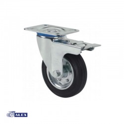 RUEDA 2-1150 GIRATORIA 125 C/FRENO