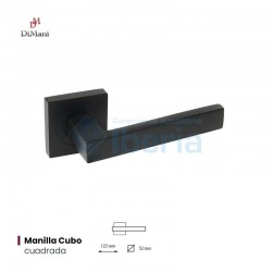 MANILLA 4223 CUBO C/R CUAD ALUM NEGRO