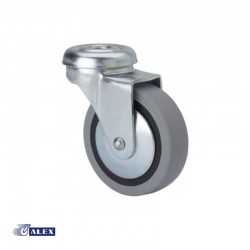 RUEDA GIRATORIA PGI 60 GOMA GRIS 1-0017