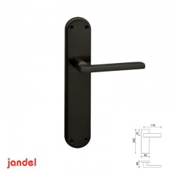 MANILLA JGO SV P200 C/PLACA 242x45 NEGRO JANDEL