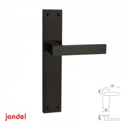 MANILLA JGO SVP-400 C/PLACA 255X50 NEGRA JANDEL