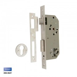 CERRADURA EMBUTIR 4030/50 C/CUADRADO S/CILINDRO H NIQUELADO TESA
