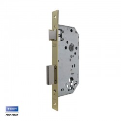 CERRADURA EMBUTIR 4030/50 C/CUAD S/CIL HIERRO LATONADO TESA