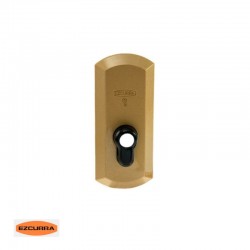 ESCUDO SEGURIDAD 424-P ESMALTE DORADO EZCURRA