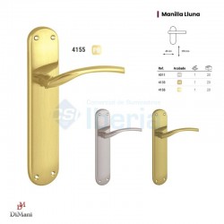 MANILLA JGO LLUNA C/PLACA LATON BRILLO