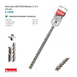BROCA SDS 12x150x210mm NEMESIS MAKITA
