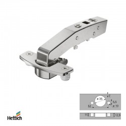 BISAGRA SENSYS 8639I W90 B4 TH53 9088039 HETTICH