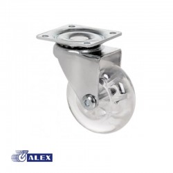 RUEDA GIRATORIA 75 TRANSPARENTE 1-0661