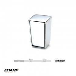 POMO 25X25mm CROMO BRILLO 8151-400