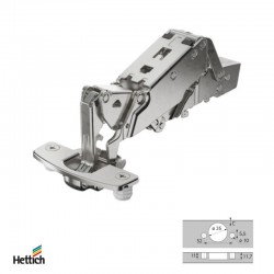 BISAGRA SENSY 8657 165º TH53 MD 9099601 HETTICH