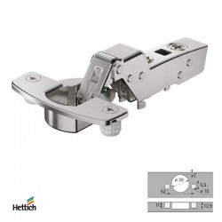 BIS SENSYS 8645I S/ACODADA TH53 9071210 HETTICH