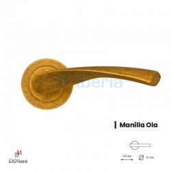 MANIVELA OLA C/R ZAMAK BR RUSTICO 4130