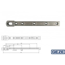 BRAZO INFERIOR VAIVEN TS550 ACERO GEZE