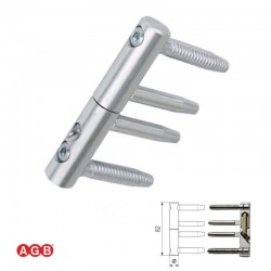 PERNIO 16X82 E011501615 3D Ø16 PLATA