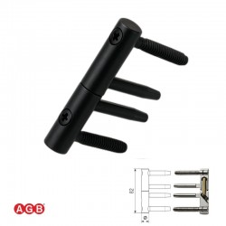 PERNIO 3D Ø14 ZINC NEGRO E011501409851 AGB