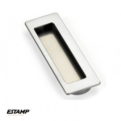 TIRADOR EMBUTIR 3701 038 145X50mm NIQUEL CEPILLADO