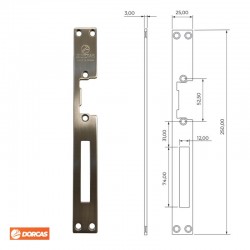 ARMADURA ABREPUERTAS G GRIS