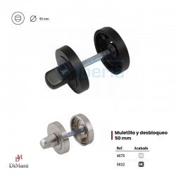 MULETILLA DESBLOQUEO ZAMAK Ø50 NEGR 5022