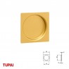 CAZOLETA CUAD 4127-158 56x56mm ORO TUPAI