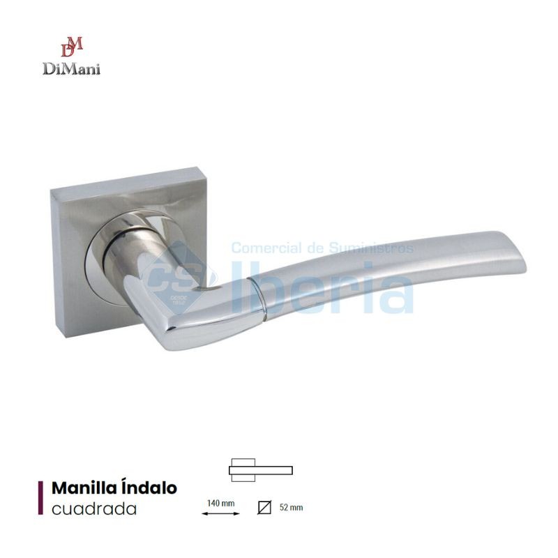 MANILLA JGO 4183 INDALO R/CUAD BI ALUM