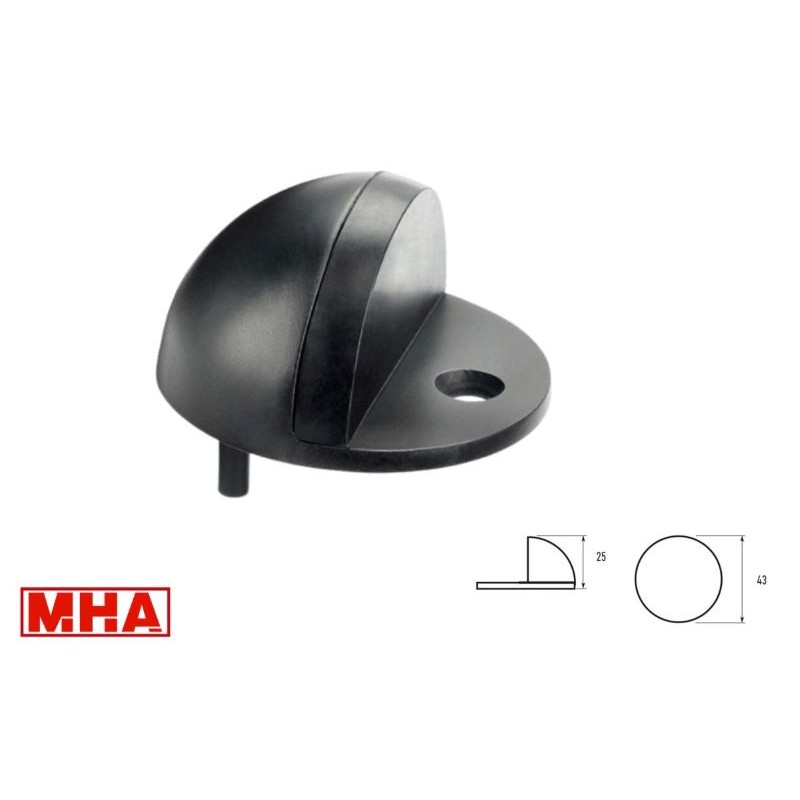 TOPE MEDIA LUNA NEGRO ATORNILLAR 827 MHA