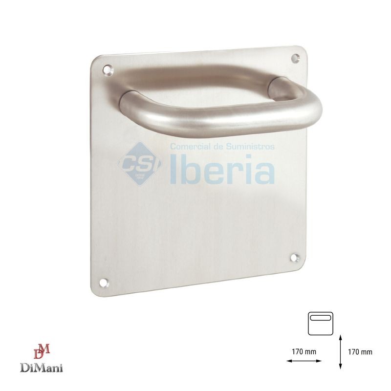 MANILLON PLACA 5066 170x170 INOX 5007