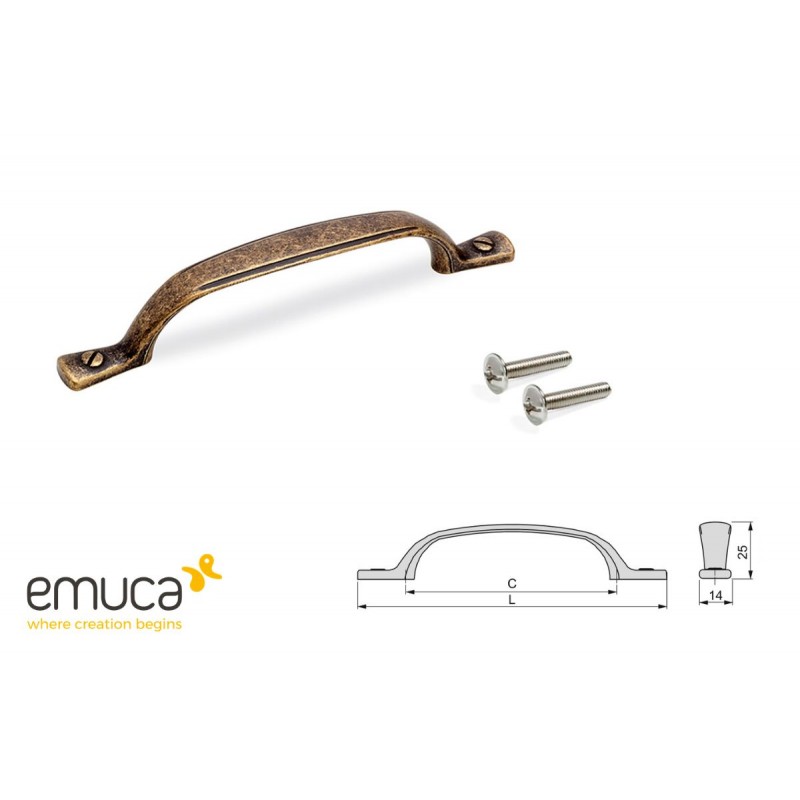 TIRADOR NAIROBI BRONCE CUERO EMUCA