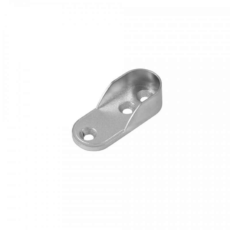 SOPORTE 2158 OVAL 30X15 PLATA MATE 2211