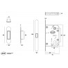 PICAPORTE MAGNETICO IN20.876.50 INOX JNF