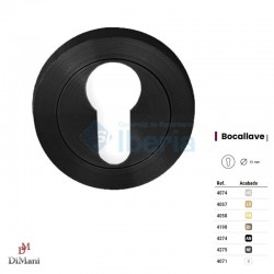 BOCALLAVE JGO 4275 Ø50 ZAMAK NEGRO