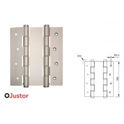 BISAGRA MUELLE DAA 180mm 2Uds PLATA JUST