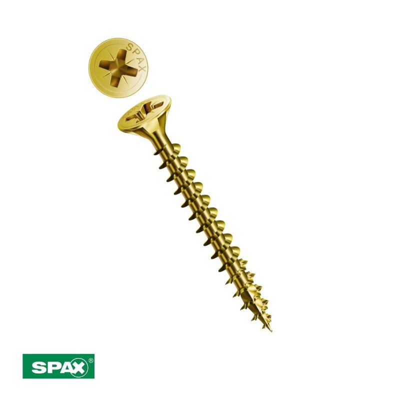 T SPAX POZI C/P 2,0x 10 BICROMATADO