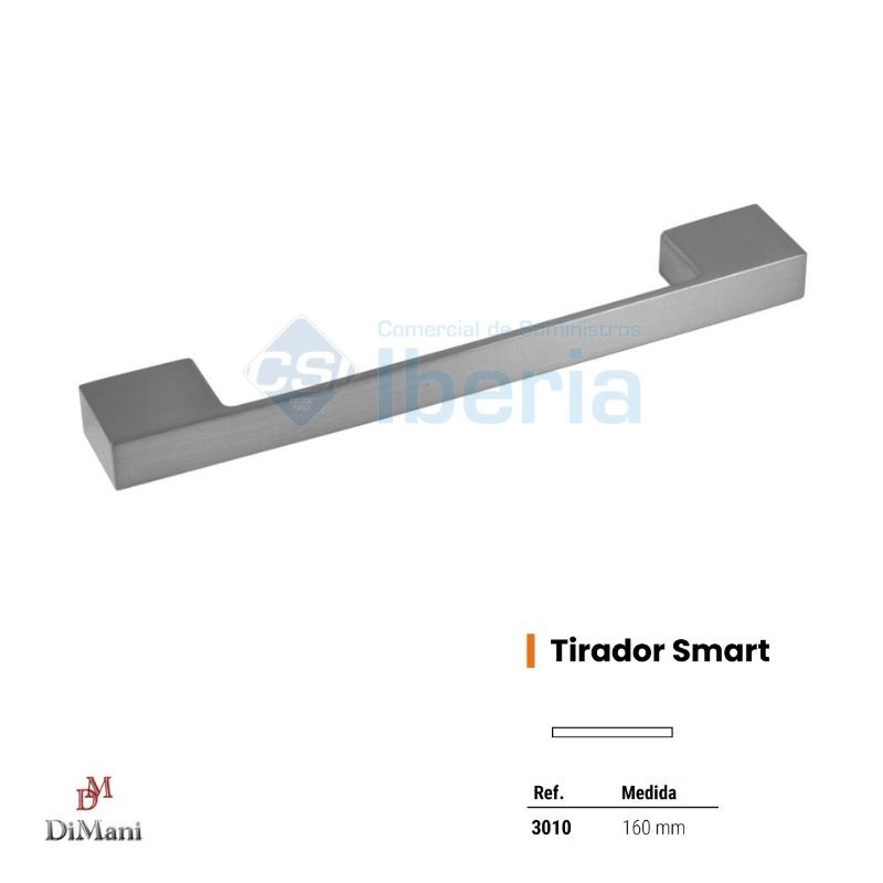TIRADOR NIQUEL SATINADO 160mm 3010