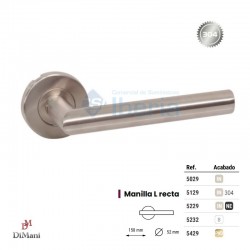 MANILLA JGO 5129 C/ROS L RECTA INOX 304