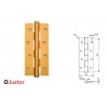 BISAGRA MUELLE SA 180mm 2 Uds ORO JUSTOR