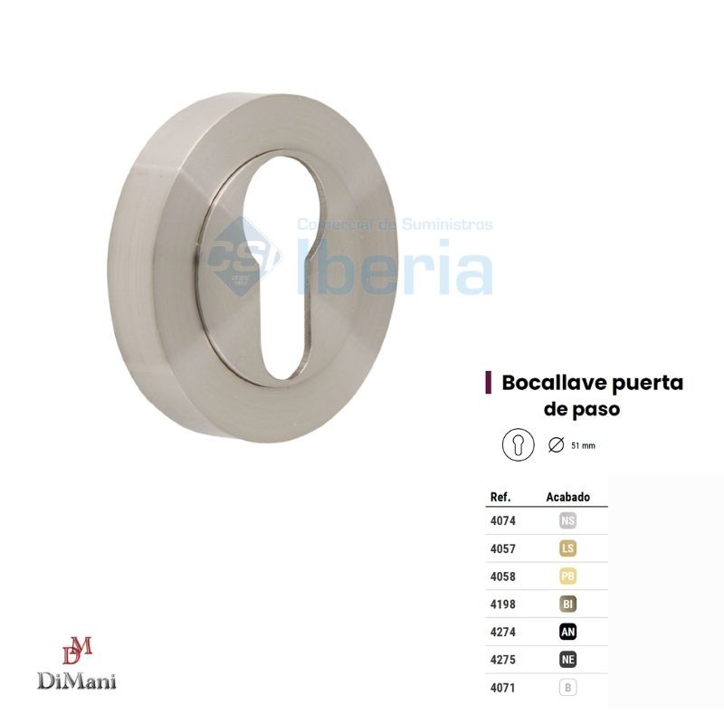 BOCALLAVE JGO 4074K ZAMAK NIQUEL SAT