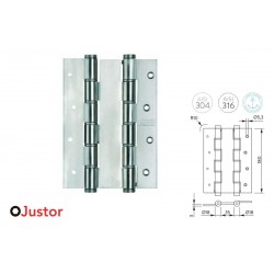 BISAGRA MUELLE 59 DA 180x40mm ACER INOX
