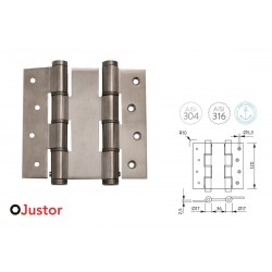 BISAGRA MUELLE 54 DA 120x40 2Uds INOX
