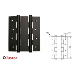 BISAGRA MUELLE DA 180mm 2Ud NEGRO JUSTOR