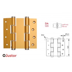 BISAGRA MUELLE 54 DA 120x40 2Uds ORO