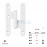 PERNIO 100X57 S/R HIERRO BLANCO DCH 8423