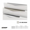 TIRADOR 320/224 mm NIQUEL CEPILLADO 6782-038