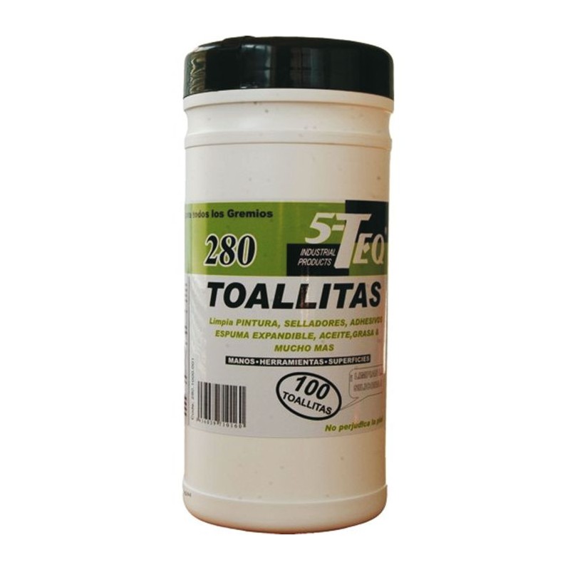 TOALLITAS LIMPIADORAS MULTI-USOS 100Uds