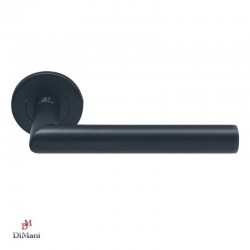 MANIVELA L RECTA R5mm Ø50 INOX 304 NEGRO