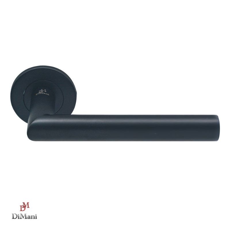 MANIVELA L RECTA R5mm Ø50 INOX 304 NEGRO