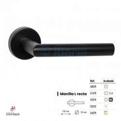 MANILLA JGO 5229 C/ROS L RECTA NEGRO